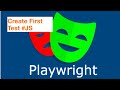 PlaywrightJS#5 Creating First Test in Playwright #playwright #automation #js #basic #advanced