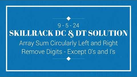 SKILLRACK DAILY CHALLENGE AND DAILY TEST SOLUTION | 09-05 | C++ | Java | Python