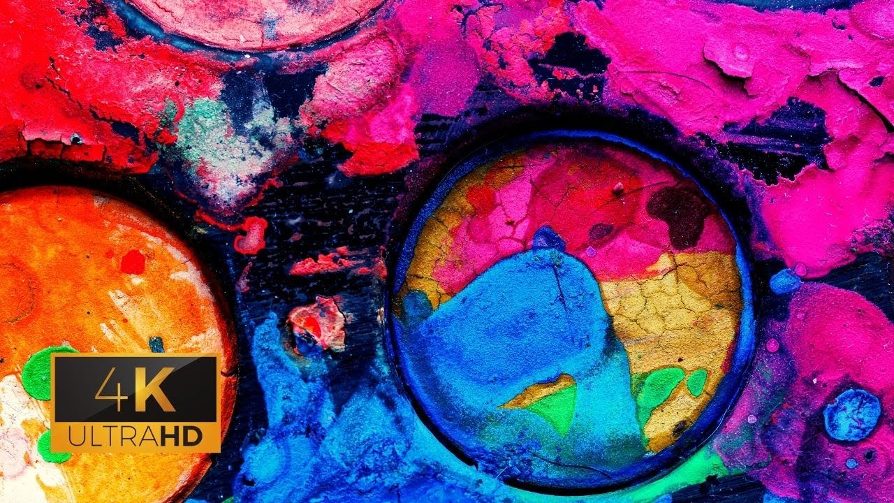 4K UHD - BEAUTIFUL INK ART | Meditation to 