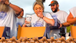 $4000 World Donut Hole Eating Championship