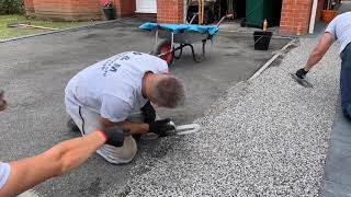 Resin Bound Driveway Installation Timelapse