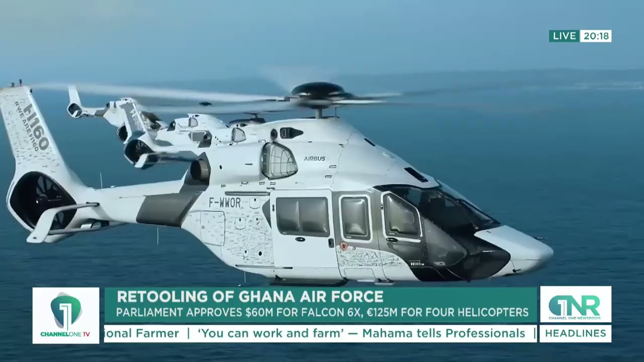 Ghana Air Force Retooling: Parliament Approves $60M Falcon 6X & €125M Helicopters