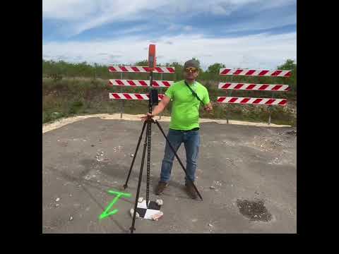 How To Set Drone Ground Control Using GPS #engineering #dronemapping #foryou #topography #shorts