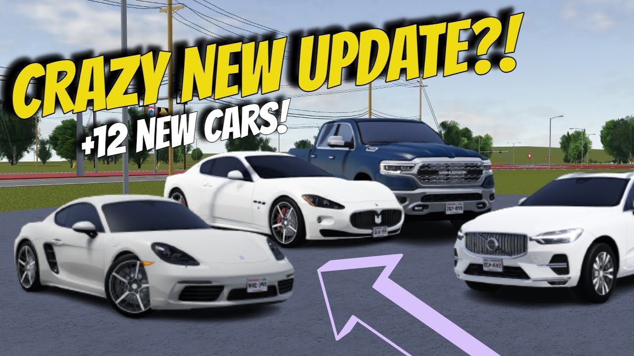New Greenville Update! +12 New Cars! Greenville Roblox YouTube