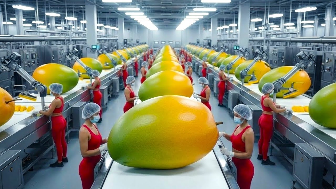 Inside the Biggest Factory in the USA: The Massive Mango Manufacturing Process