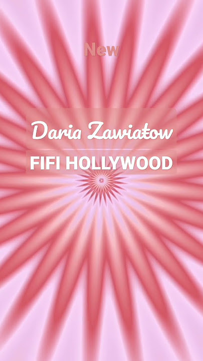 Daria Zawiałow - FIFI HOLLYWOOD #shorts #newsong