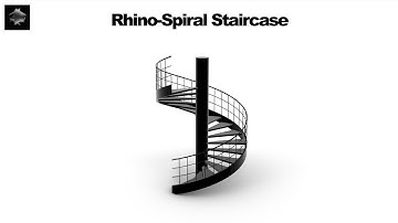 How to make a spiral stairs in rhino