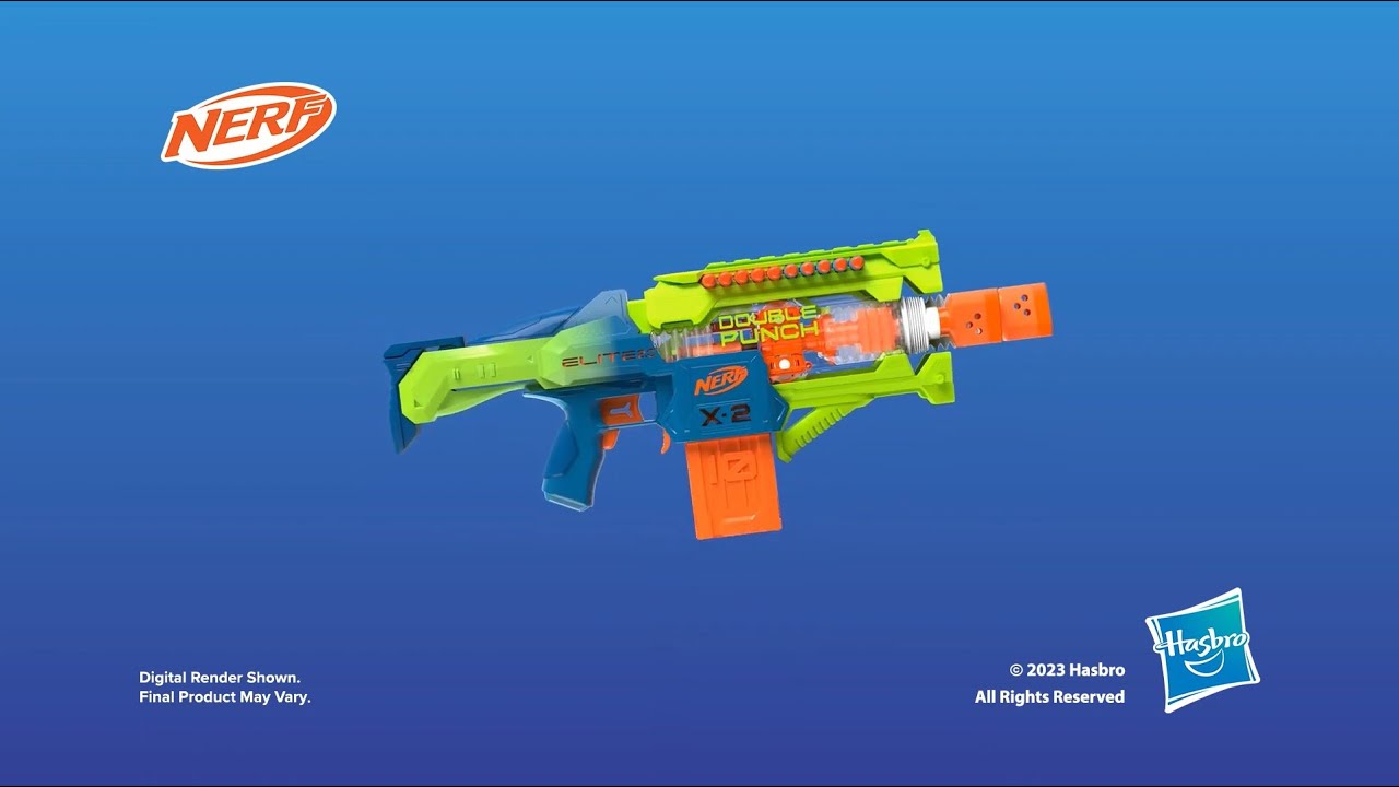 Бластер Nerf Elite 2.0 Double Punch (F6363)