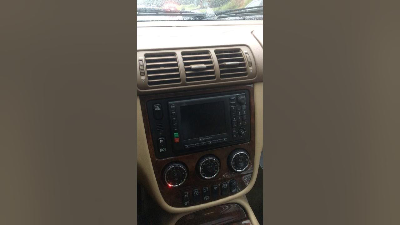 ML320 Radio security code YouTube