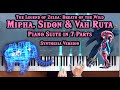 Zelda breath of the wild  mipha sidon  vah ruta piano medley wsynthesia how to playtutorial