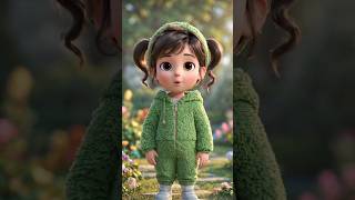 cute green ai girl video #earth