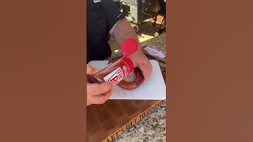 smoked sausage tip - cut the sausage to let out grease and get flavor inside | HowToBBQRight Shorts