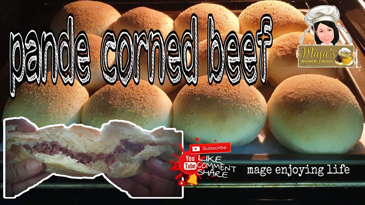 How to make pande corned beef corned beef pandesal Maja's bread and