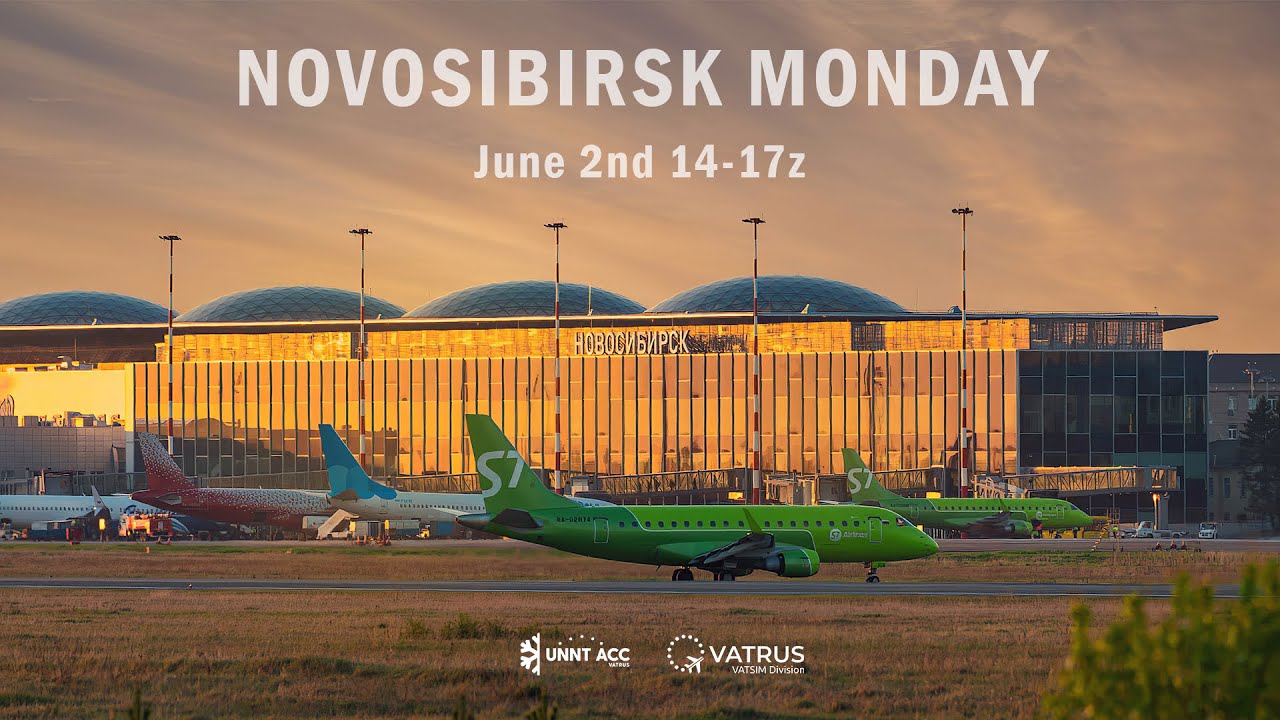 VATSIM ATC | UNNT_APP | Novosibirsk Monday | UNNT