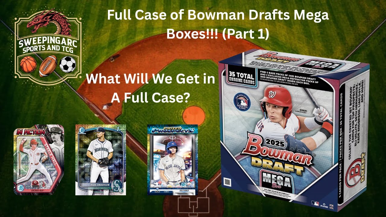 Bowman Draft Mega Boxes Full Case (Part 1). Great start with some sweet auto hits!
