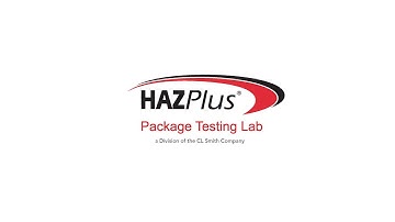 HAZPlus UN Packaging Testing Lab
