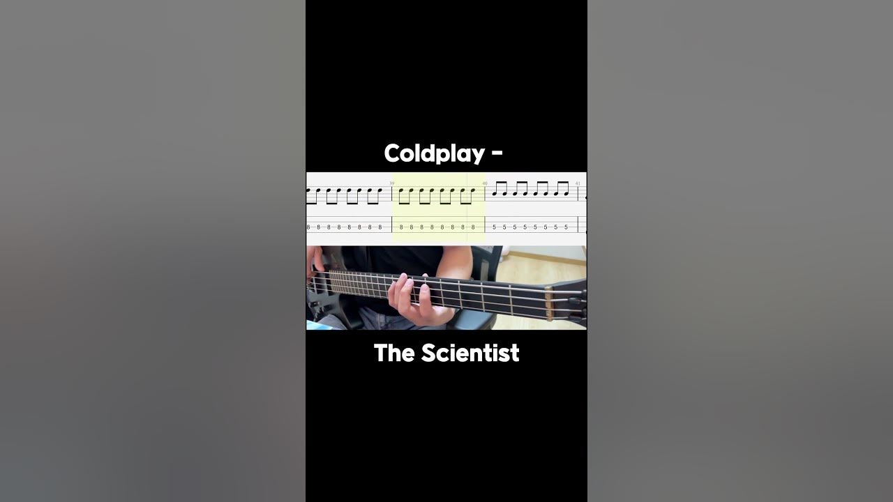Coldplay - The Scientist [Bass cover] (+Tab) #basscover #coldplay #thescientist
