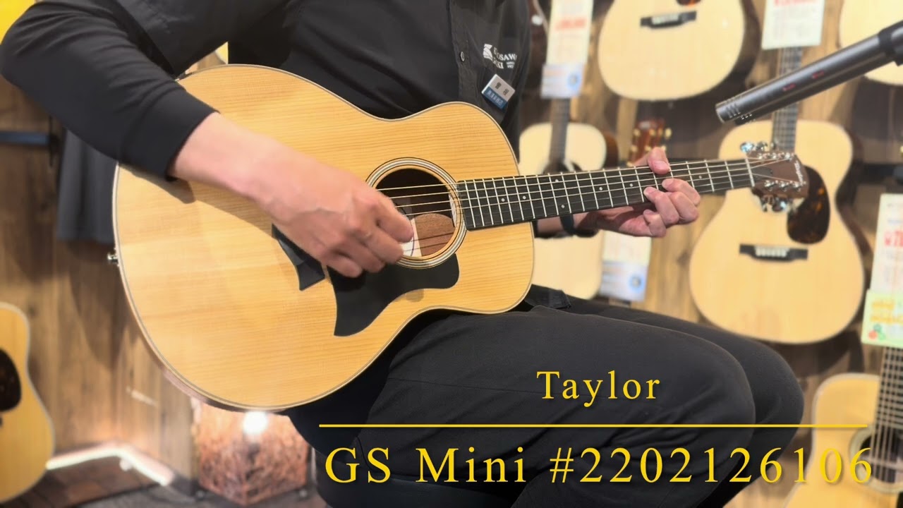 新品〕Taylor GS Mini #2202126106【音抜け・取り回し抜群】 - YouTube