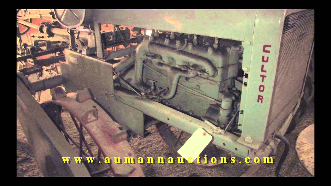 Tired Iron Museum Auction Cultor Tractor Aumann Auctions YouTube