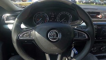 How to Enable or Disable Front Windshield Blowing in Skoda Superb III ( 2015 – Now )