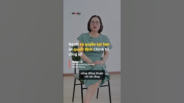 Người có quyền lực hơn sẽ quyết định Chính trị công sở | Ngọc Lê