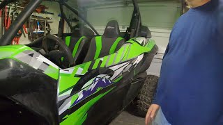 Kawasaki KRX inspection and why I would not buy this machine.