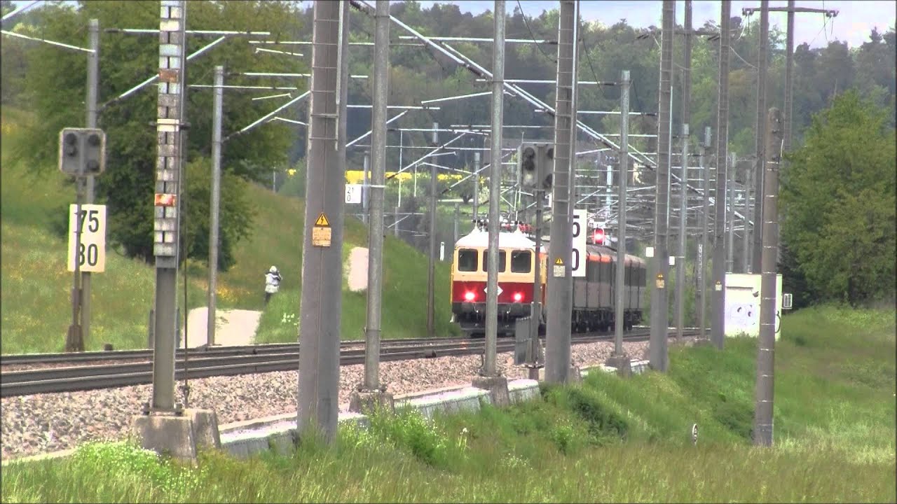 Re 4/4 I 10034 TEE zwischen Eglisau und Glattfelden