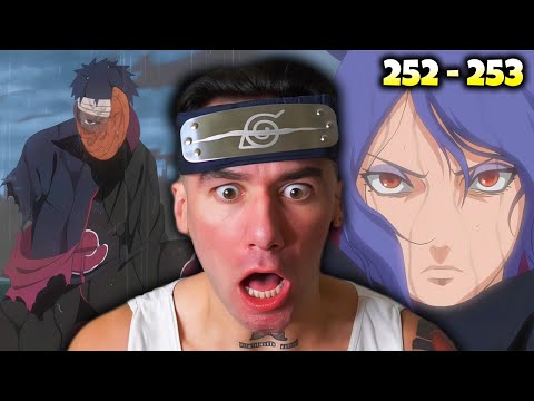 MADARA VS KONAN! Naruto Shippuden Reaction: Ep 252 - 253