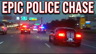 Mustang Caused A Terrible Crash. Epic Police Chases.