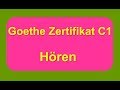 Goethe Zertifikat C1 Hören | Aufgaben 1 & 2