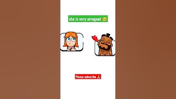 Valkyrie is very arrogant | CLASH ROYALE #clashroyale #supercell #game #shorts