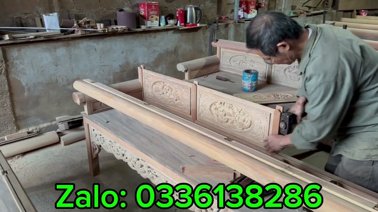 Trường kỷ gỗ lim giá tại xưởng- Trường Kỷ Minh Khôi