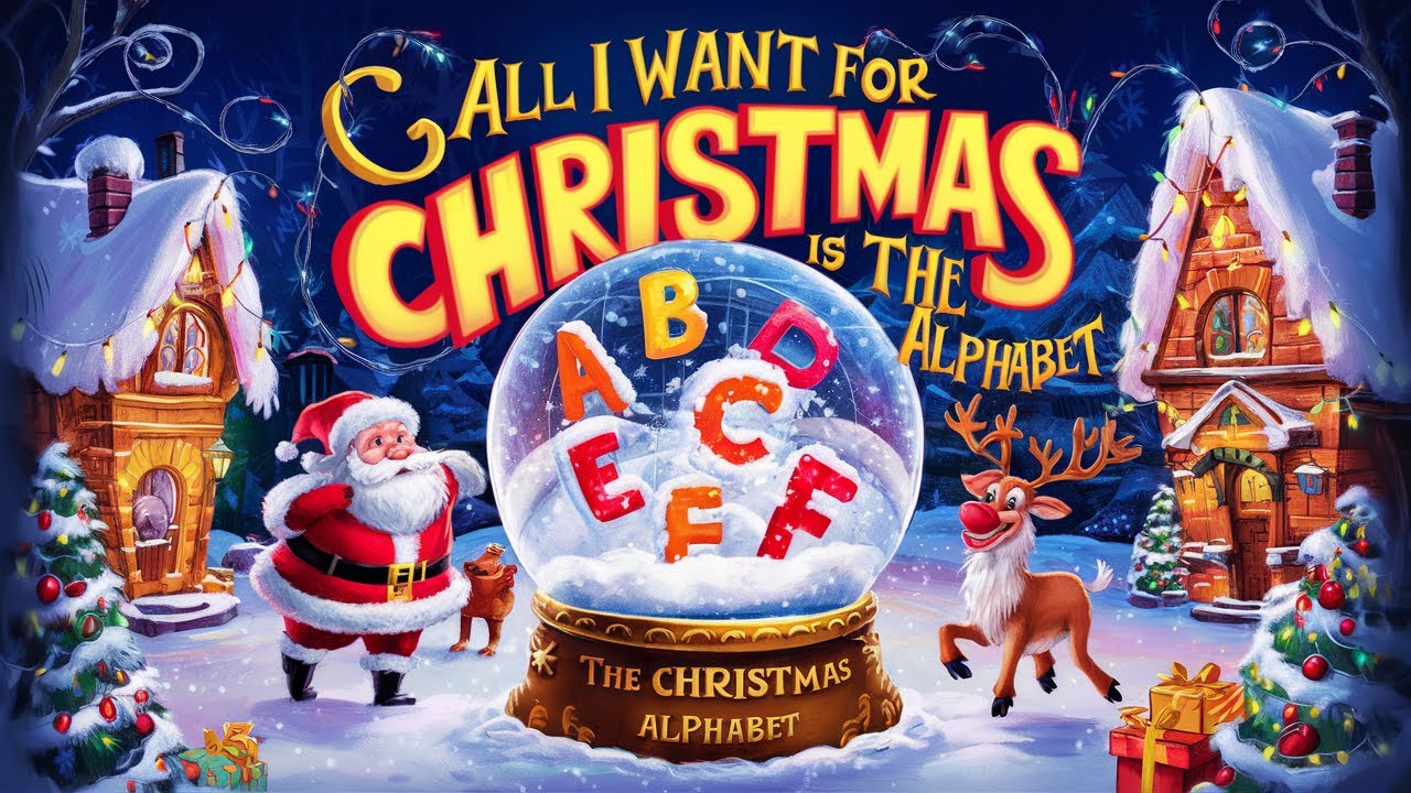 🎄"All I Want for Christmas is the Alphabet" | Fun Kids Christmas Song 🎅
