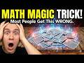 Solve This Puzzle Blindfolded!  (Math Magic!)