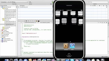 UIWebView iphone programming tutorial part 1/3