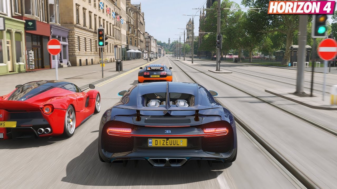 Forza Horizon 4 - Bugatti Chiron | Goliath Race Gameplay