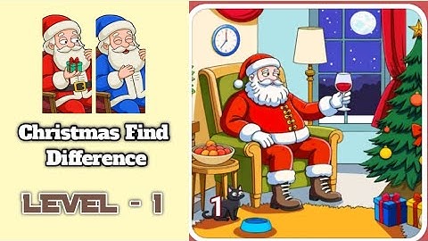 Christmas Find Difference Level 1 Walkthrough Solution