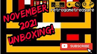 Retro Game Treasure Unboxing November 2021 - Video Game Mystery Box - Gba Episode 264