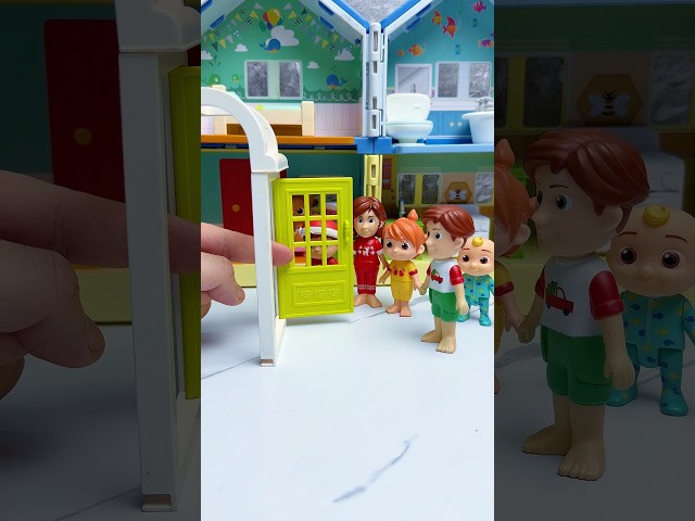 Satisfying with Unboxing & Review Cocomelon JJ Family Playset Toys ASMR #cocomelon #toys #shorts