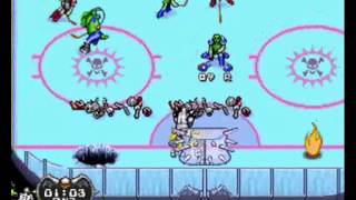 Mutant League Hockey - Mutant League Hockey (Sega Genesis) - Full Match - User video