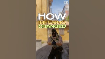 How Inferno Changed in Counter-Strike  #cs2 #csgo #counterstrike