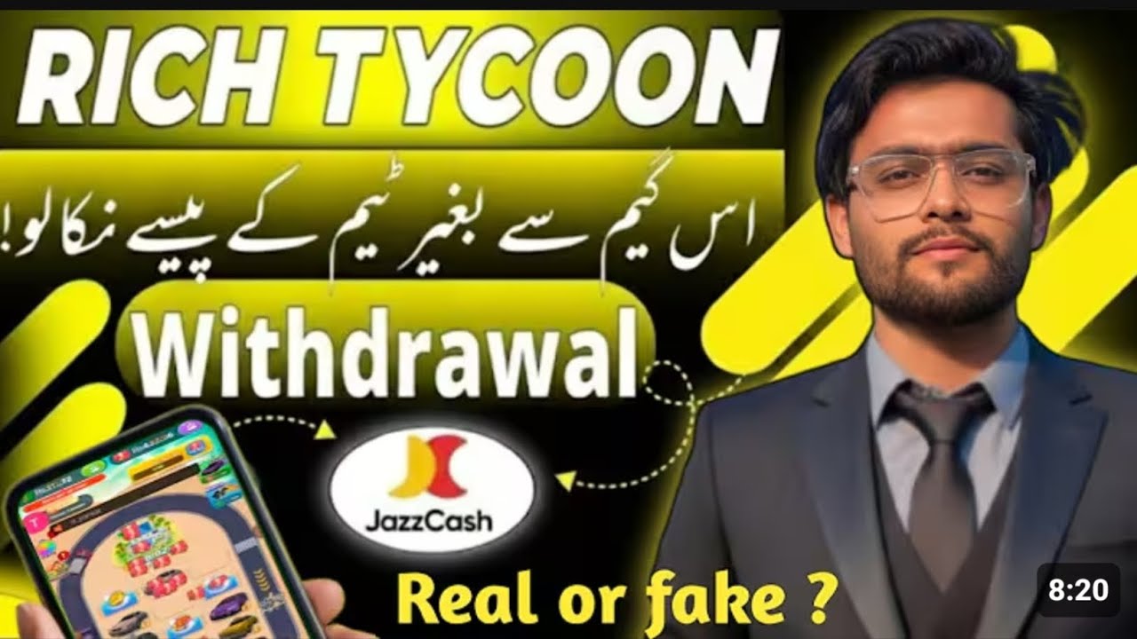 Rich Tycoon withdraw problem solved | Rich Tycoon earning Game | Rich Tycoon withdraw New update 