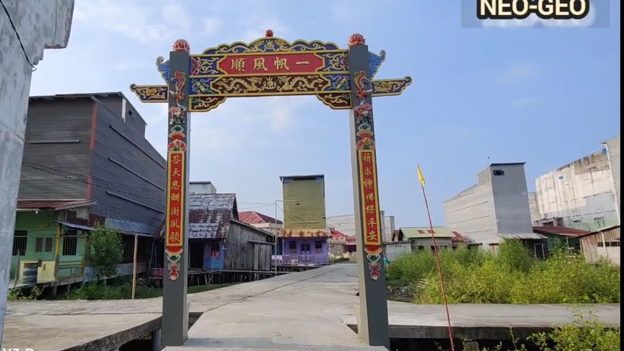 Jalanan di Sinaboi Kab.Rokan hilir Riau