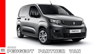 new peugeot partner van 2018