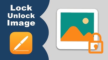 How to lock and unlock image in apple pages for iCloud