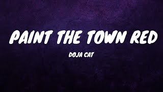 DOJA CAT - PAINT THE TOWN RED ( LYRICS VIDEO )