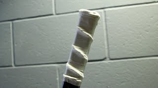How to Tape a Hockey Stick -  Grip | Knob | Handle