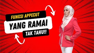 Fungsi APPECUT yang RAMAI TAK TAHU!!!