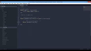 Laravel 4    simple nested Route group    unauthenticated and csrf protected