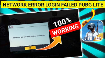 PUBG MOBILE LITE LOGIN Problem Solution || Pubg lite login problem network error code restrict area